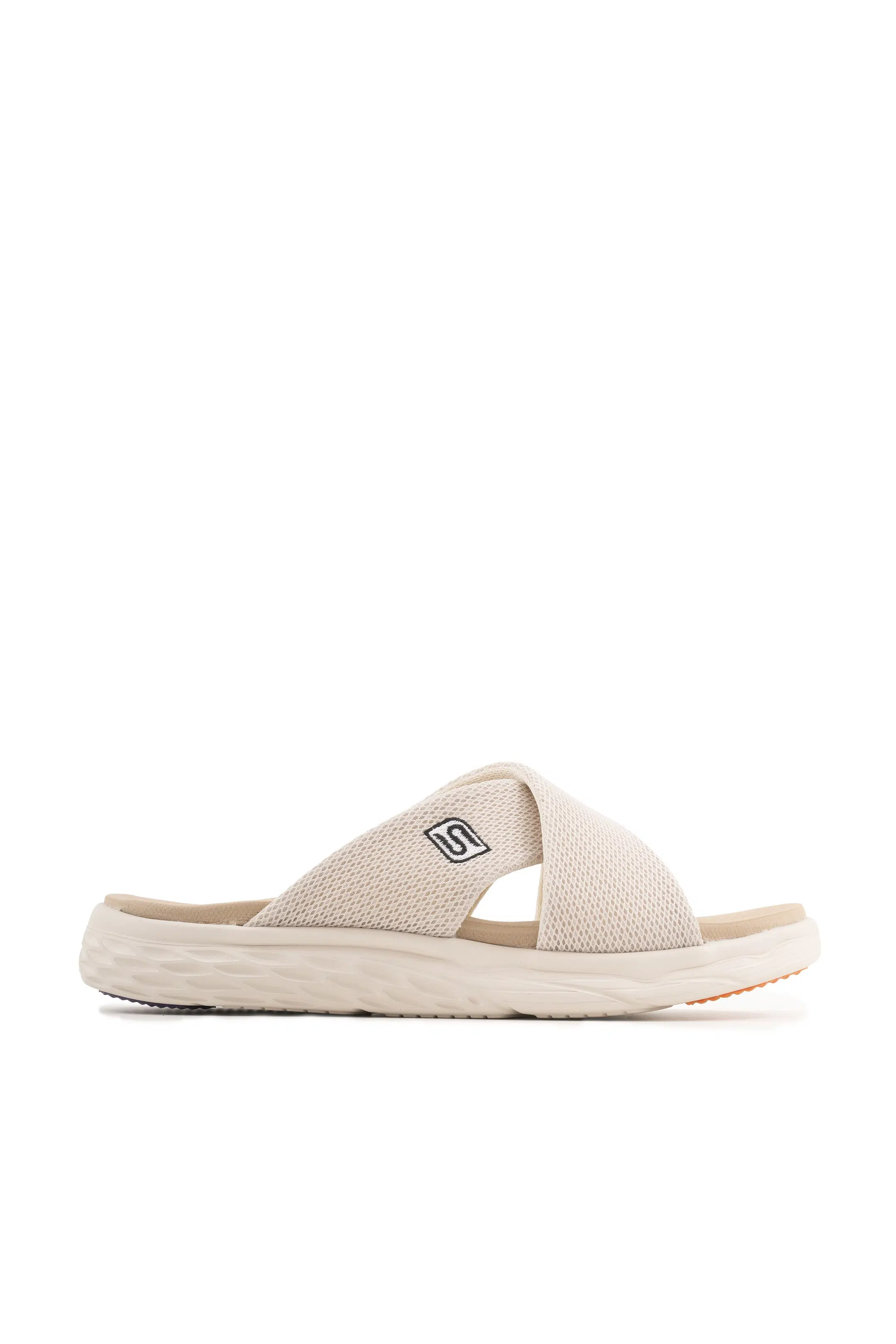 Erkek Çapraz Bant Spor Terlik SS001-0598 Bej