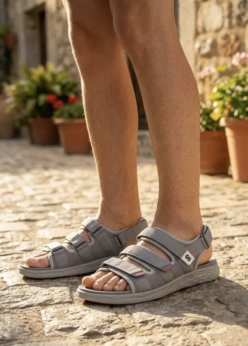 Erkek Spor Sandalet SS001-0658Lacivert