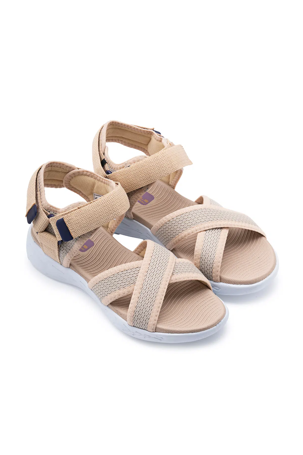 Kadın Çapraz Bant Günlük Sandalet SS001-0159 Bej - BEJ