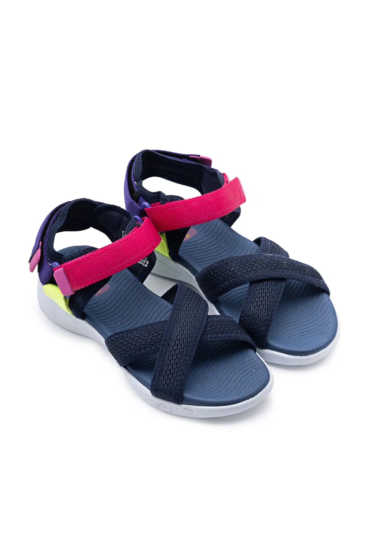 Kadın Çapraz Bant Günlük Sandalet SS001-0159 Mor Fosfor - MOR-FSF